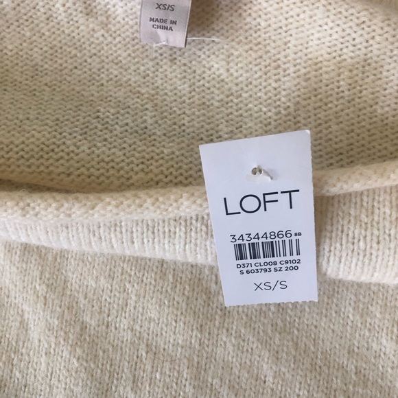 Ann Taylor LOFT Striped Modern Poncho - Picture 5 of 8